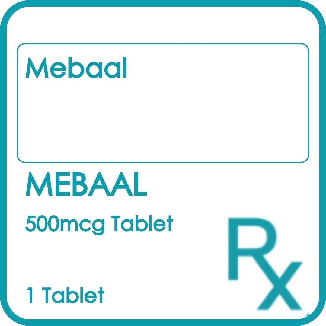 MEBAAL Tablet 500mcg Sold Per Piece [PRESCRIPTION REQUIRED]