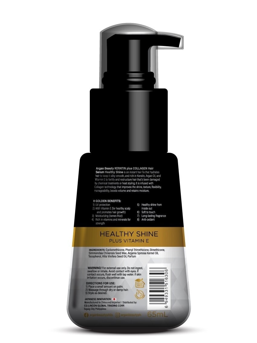 Keratin With Collagen Healthy Shine Serum 65ml