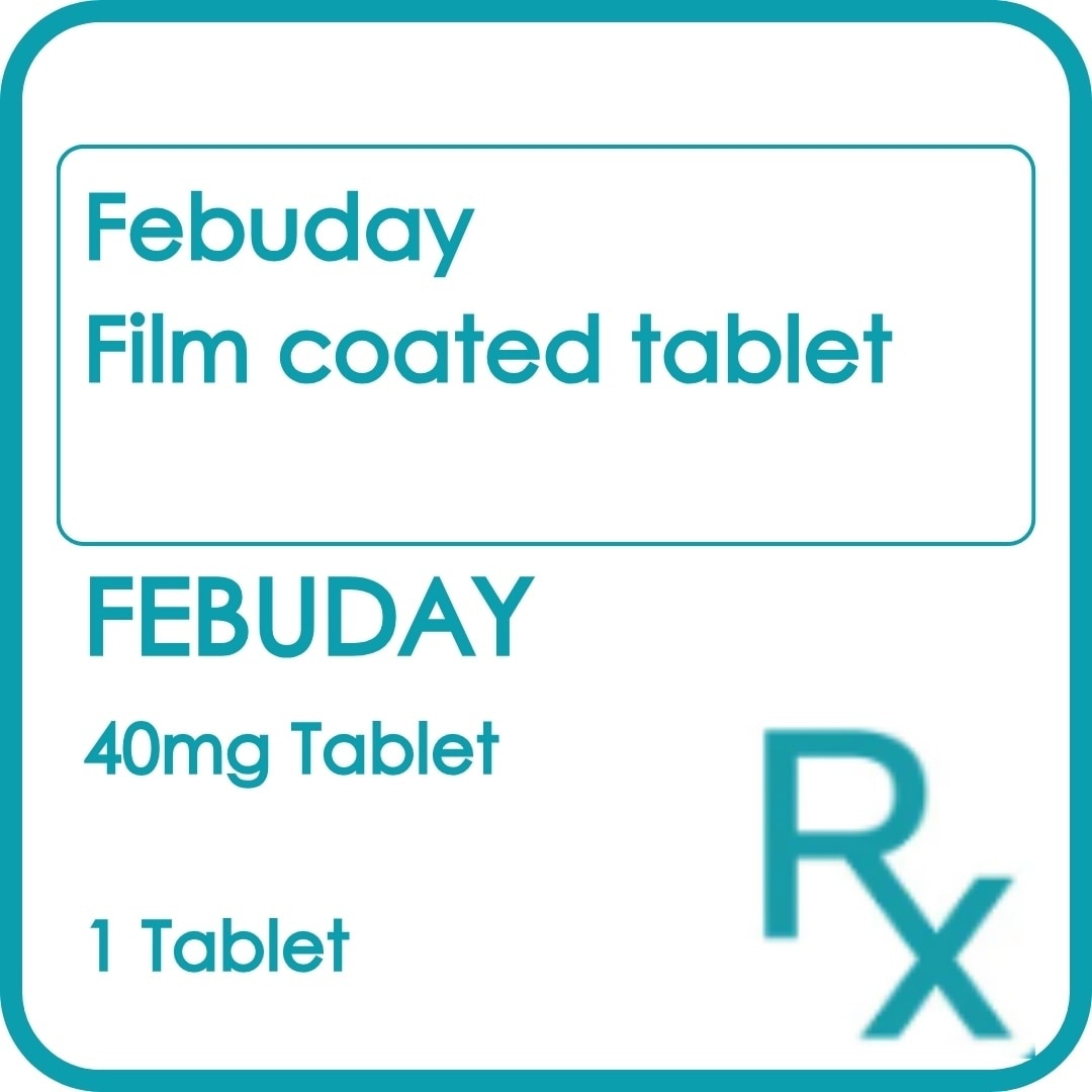 FEBUDAY 40Mg Film-Coated Tablet Sold Per Piece [PRESCRIPTION REQUIRED]