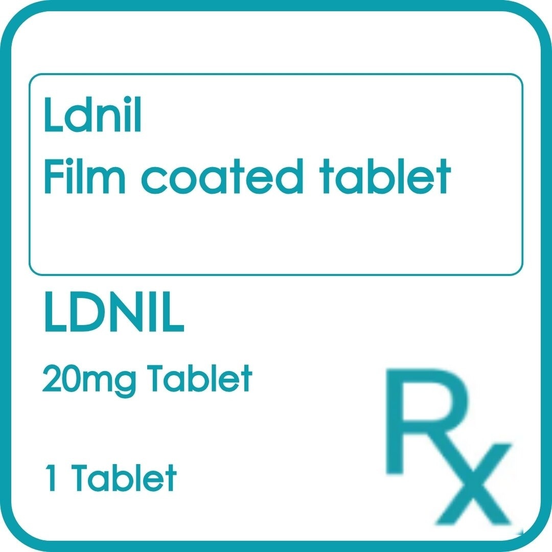 LDNIL 20mg Film Coated Tablet Sold Per Piece [PRESCRIPTION REQUIRED]