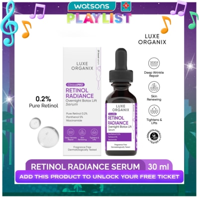 LUXE ORGANIX Clinical Pro Retinol Radiance Serum 30ml