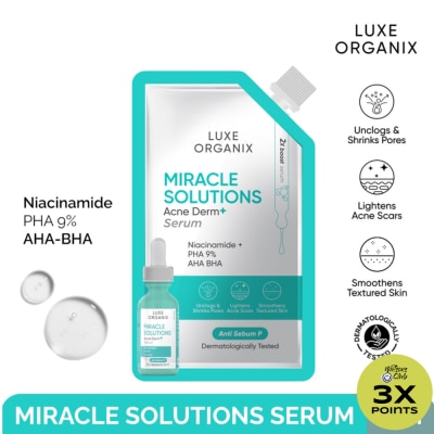 LUXE ORGANIX Miracle Solutions Acne Derm+ Serum 7ml