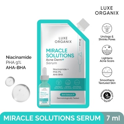 LUXE ORGANIX Miracle Solutions Acne Derm+ Serum 7ml