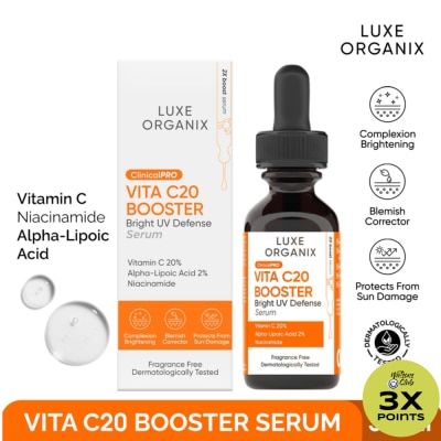 LUXE ORGANIX Clinical Pro Vita C20 Booster Serum 30ml