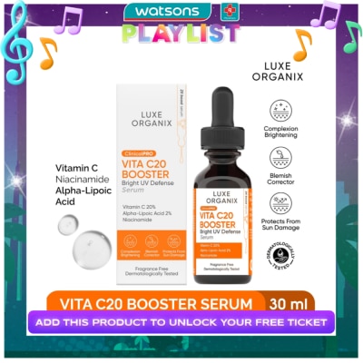 LUXE ORGANIX Clinical Pro Vita C20 Booster Serum 30ml