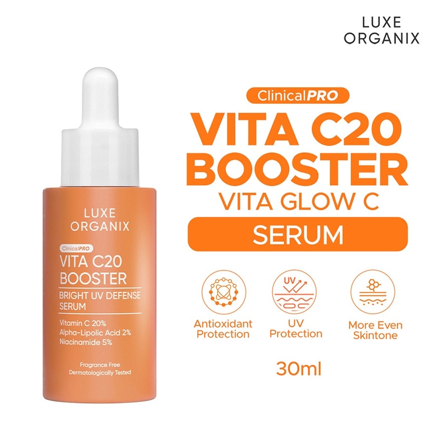LUXE ORGANIX Clinical Pro Vita C20 Booster Serum 30ml