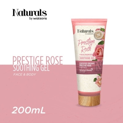 NATURALS WS WATSONS Naturals Prestige Rose + Niacinamide Soothing Gel 200Ml