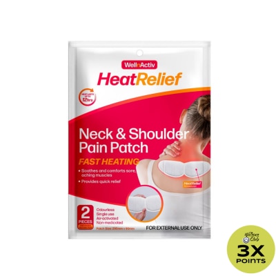WELLNACTIV WellnActiv HeatRelief Neck and Shoulder Patch 2pc