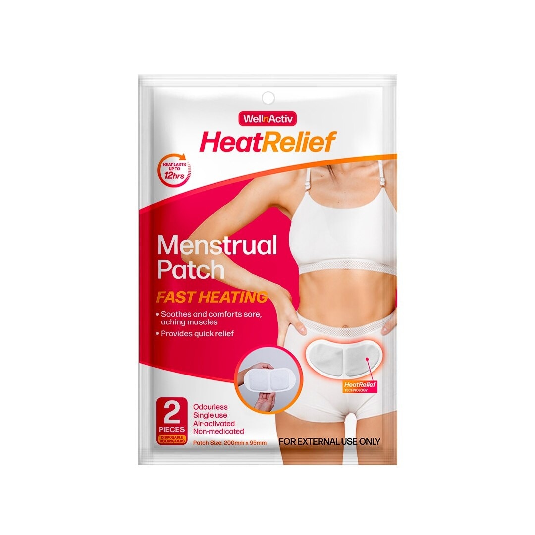 WellnActiv HeatRelief Menstrual Patch 2pc