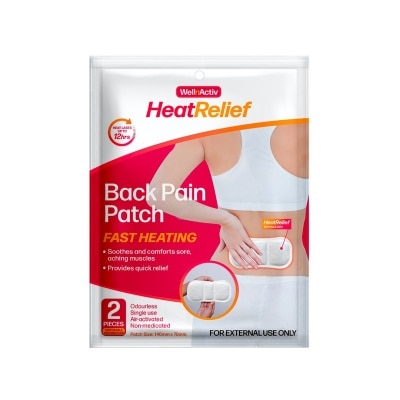 WELLNACTIV WellnActiv HeatRelief BackPain Patch 2pc
