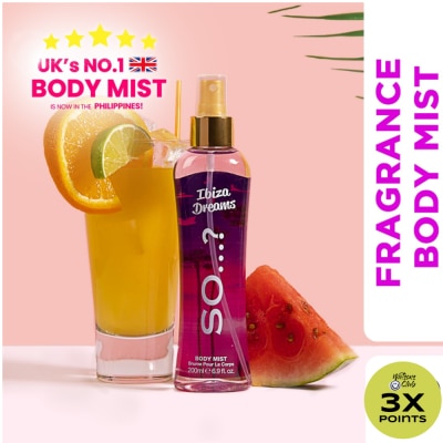 SO Escapes Ibiza Dreams Body Mist 200mL