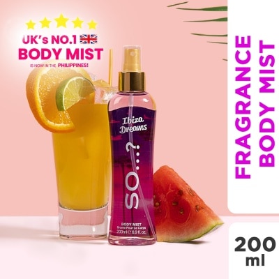 SO Escapes Ibiza Dreams Body Mist 200mL