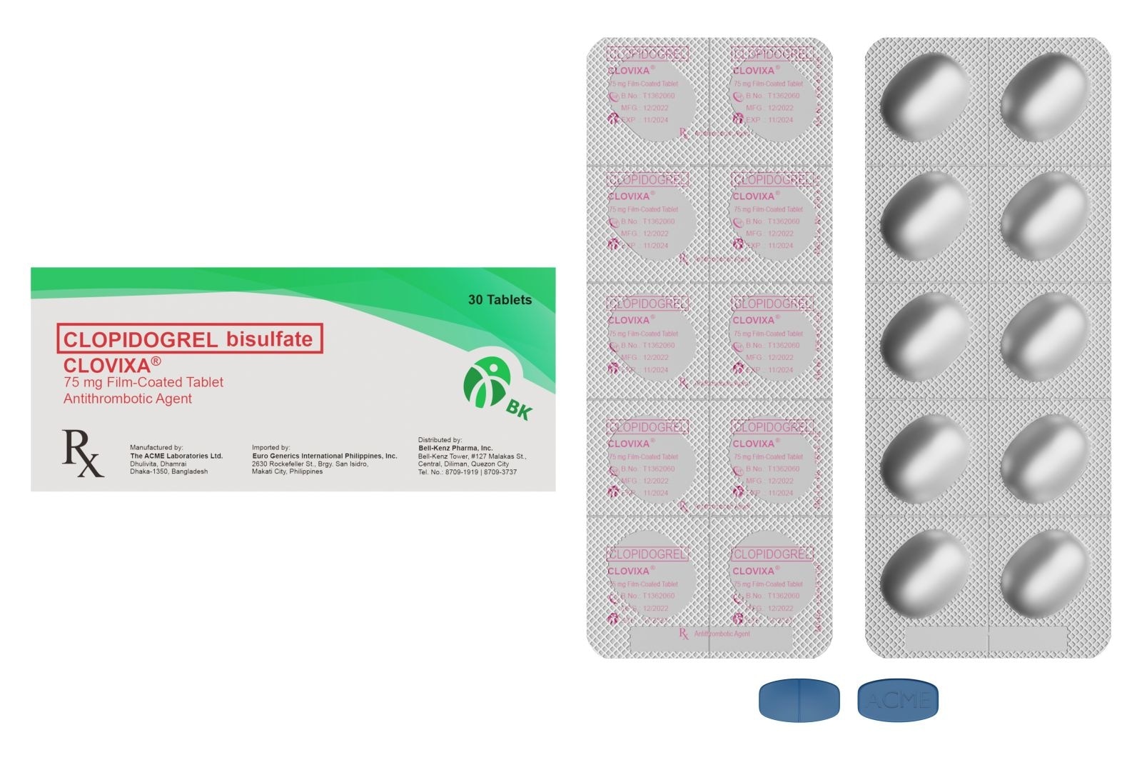 Film-Coated Tablet 75mg [PRESCRIPTION REQUIRED]