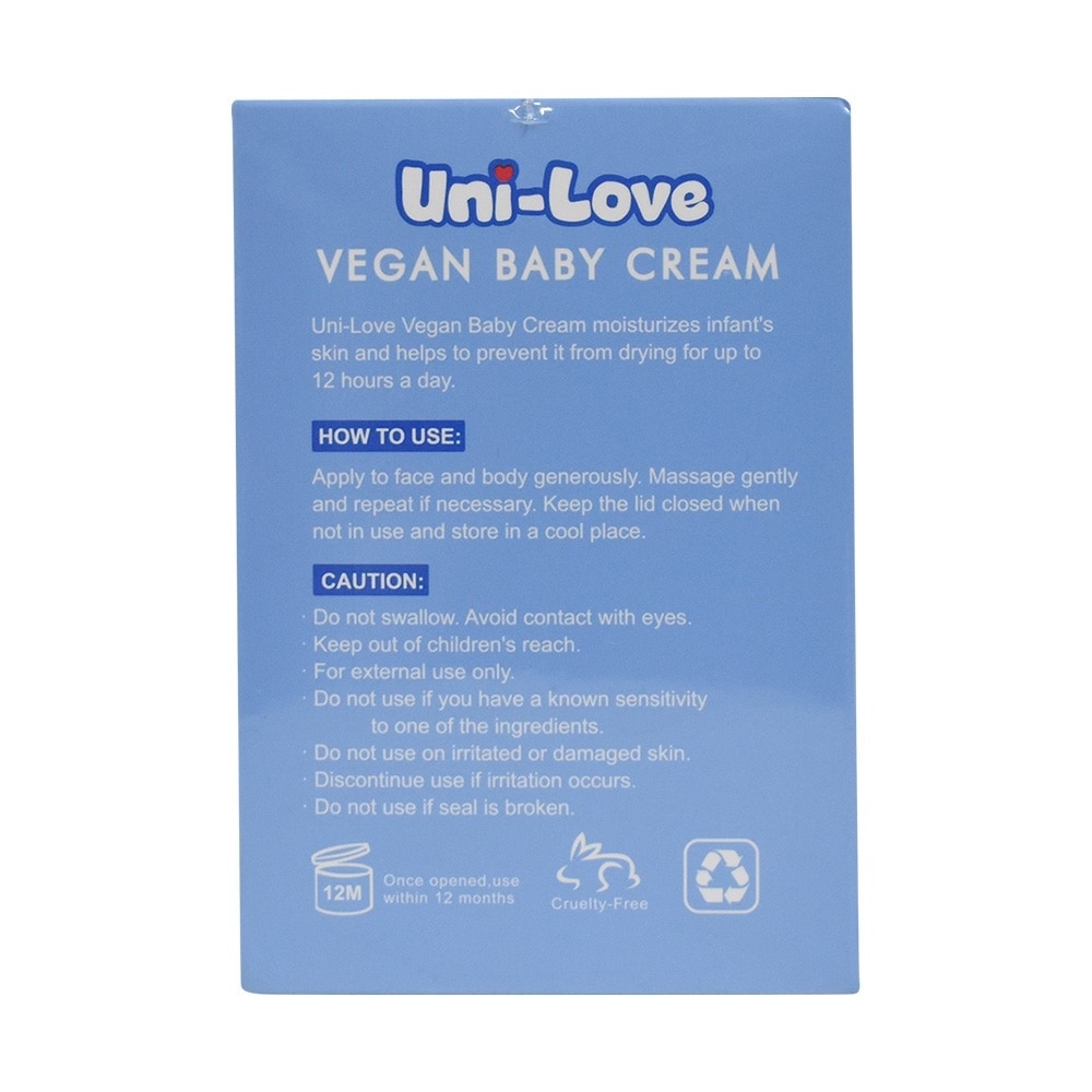 UNI LOVE Baby Vegan Baby Cream 50g