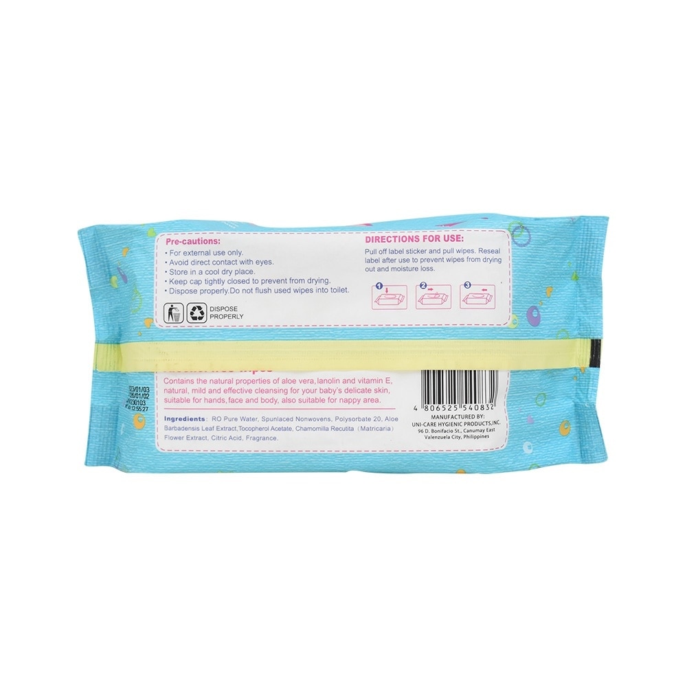 UNI LOVE Unscented Baby Wipes 100 Sheets