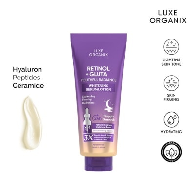 LUXE ORGANIX Retinol + Gluta Whitening Serum Lotion Buy 1 Take 1 350ml