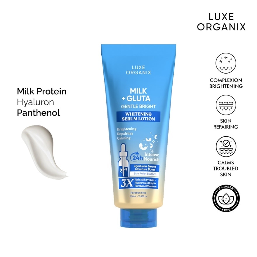 Milk + Gluta Whitening Serum Lotion Buy 1 Take 1 350ml