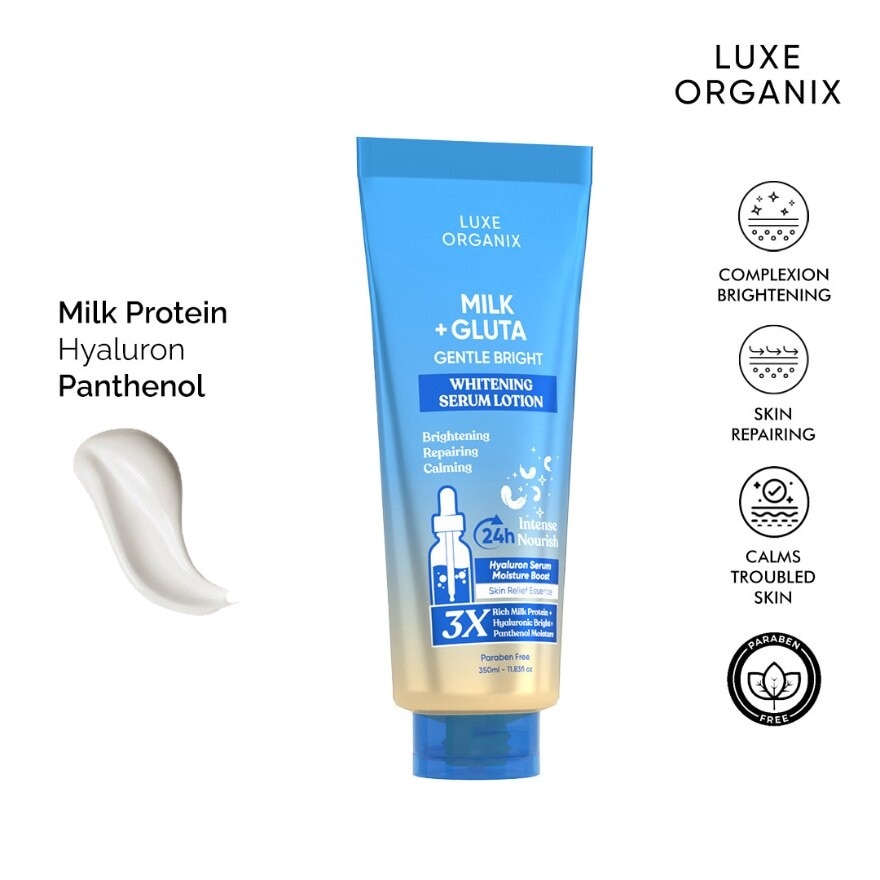 Milk + Gluta Whitening Serum Lotion Buy 1 Take 1 350ml