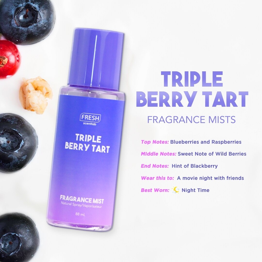 Scentlab Triple Berry Tart Fragrance Mist 88ml