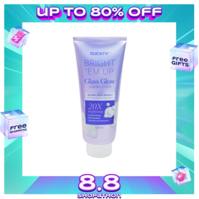 QUICKFX Bright Em Up Glass Skin Bright Serum Lotion 330ml