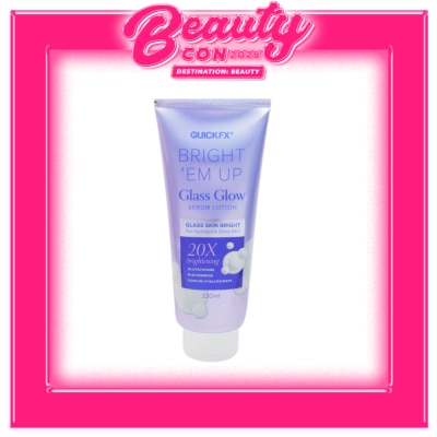 QUICKFX Bright Em Up Glass Skin Bright Serum Lotion 330ml