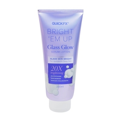 QUICKFX Bright Em Up Glass Skin Bright Serum Lotion 330ml