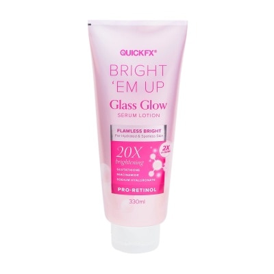 QUICKFX Bright Em Up Flawless Bright Serum Lotion 330ml