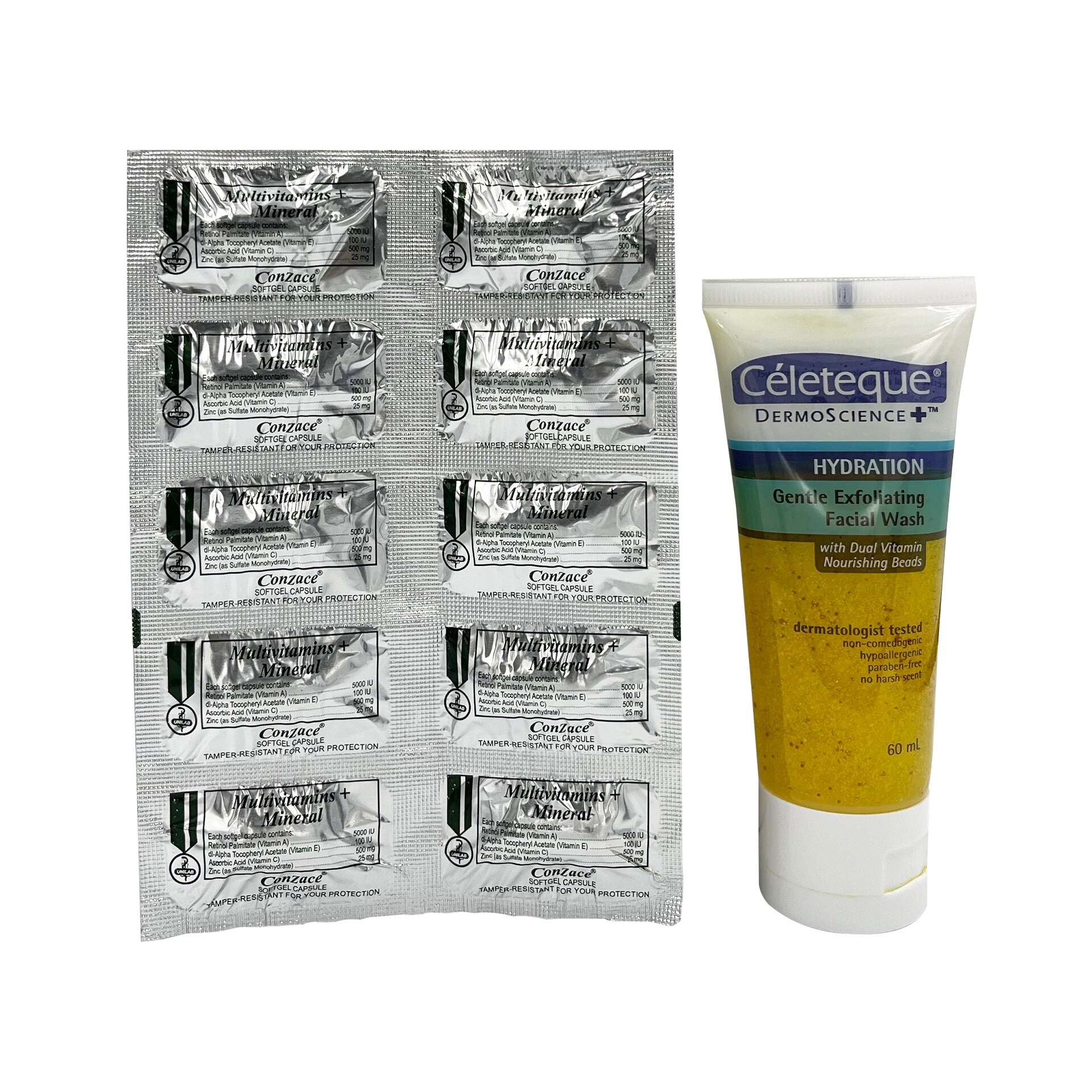 CONZACE 30s With Free CELETEQUE 60ml