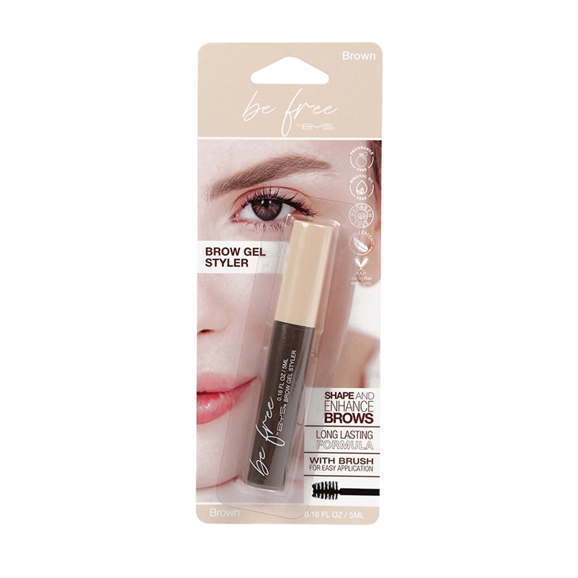 BYS BE FREE Brow Gel Styler Brown