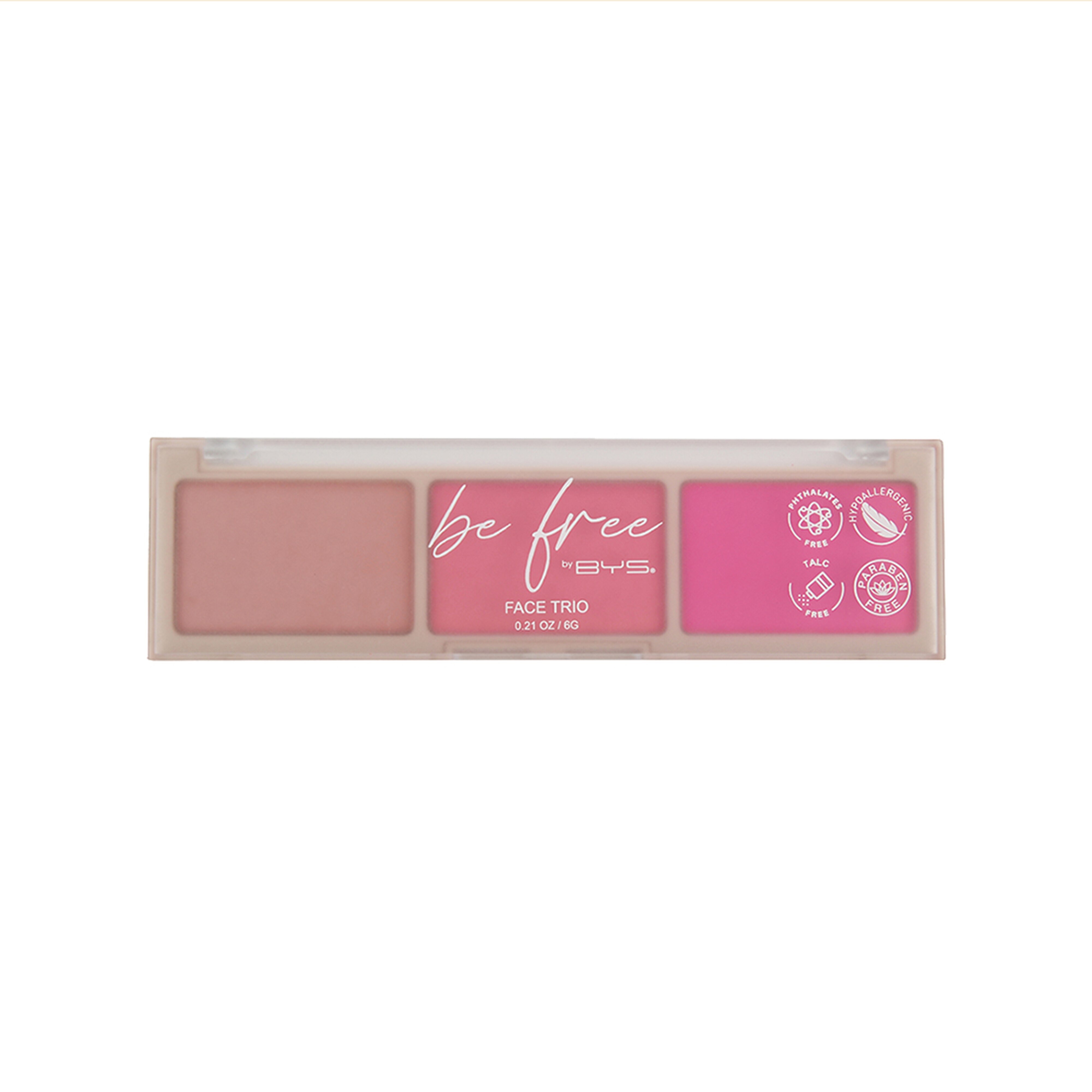 BE FREE by BYS 3pc Face Trio Rose Glow