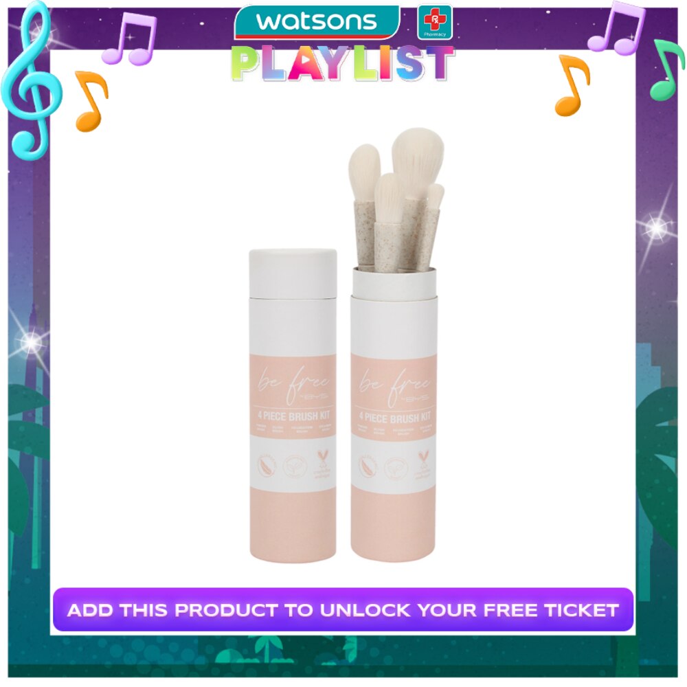 BE FREE by BYS 4 Pack Brushes