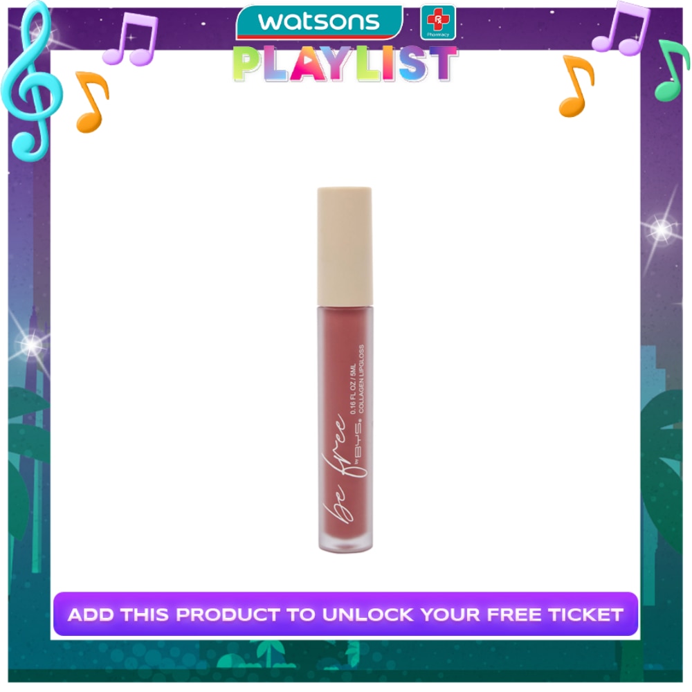 BE FREE by BYS Collagen Lipgloss Rose 5ML