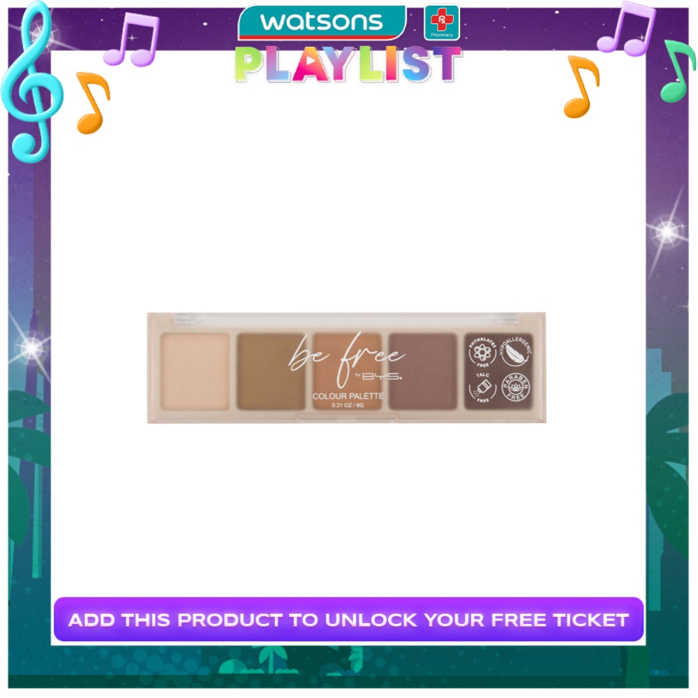 BE FREE by BYS 5pc Palette Sunrise