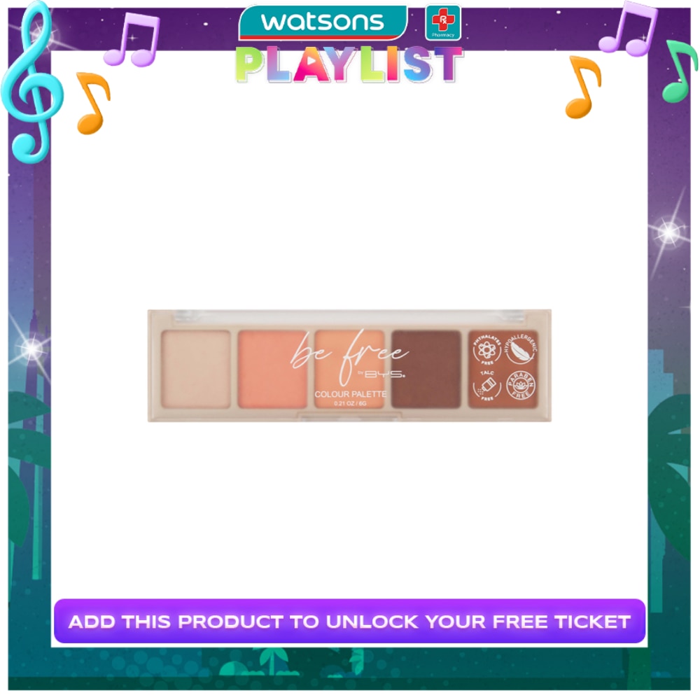 BE FREE by BYS 5pc Palette Sunset