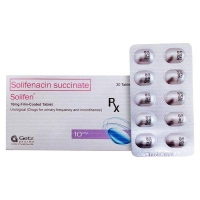 SOLIFEN 10mg Film Coated Tablet 30s [PRESCRIPTION REQUIRED]