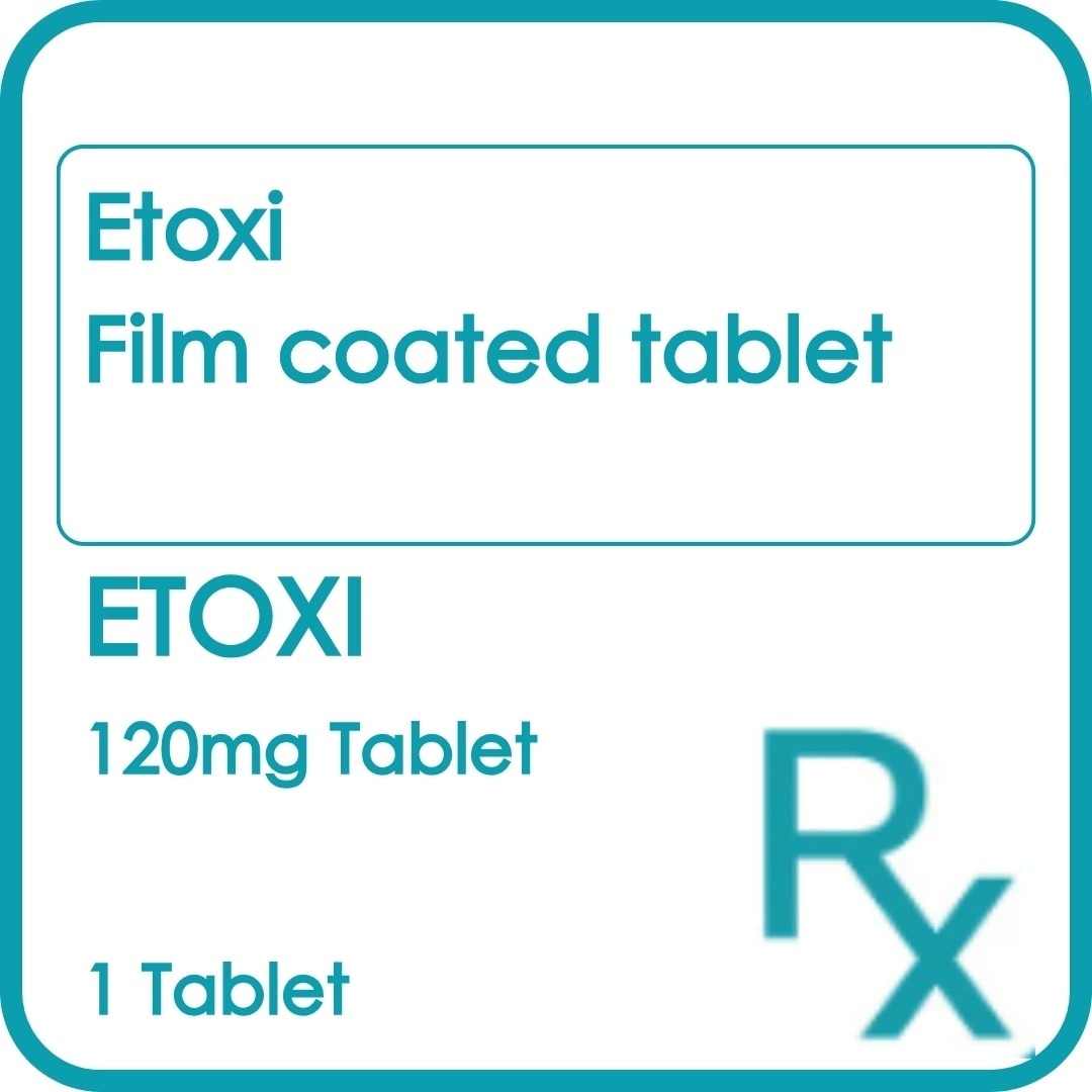 ETOXI 120Mg Film Coated Tablet Sold Per Piece [PRESCRIPTION REQUIRED]