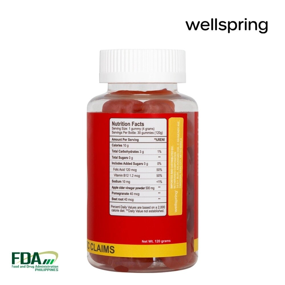 WELLSPRING Apple Cider Vinegar Gummies 30s