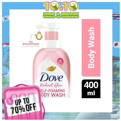DOVE Cloud Self-Foaming Body Wash Radiant Glow With Niacinamide 400ml