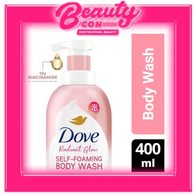 DOVE Cloud Self-Foaming Body Wash Radiant Glow With Niacinamide 400ml