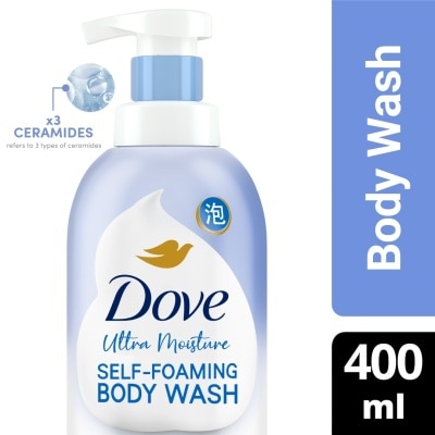 DOVE Cloud Self-Foaming Body Wash Ultra Moisture With Triple Ceramides 400ml