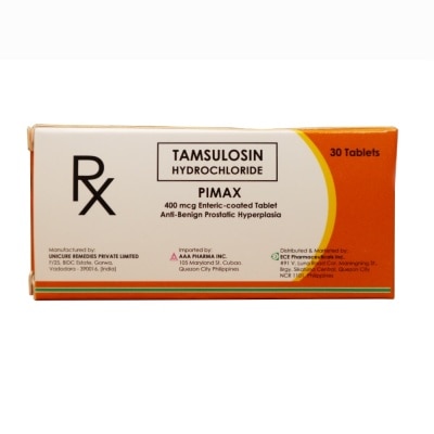 PIMAX PIMAX 400mcg Enteric-Coated tablet Anti-Benign Prostatic Hyperplasia Sold Per Piece [PRESCRIPTION REQUIRED]