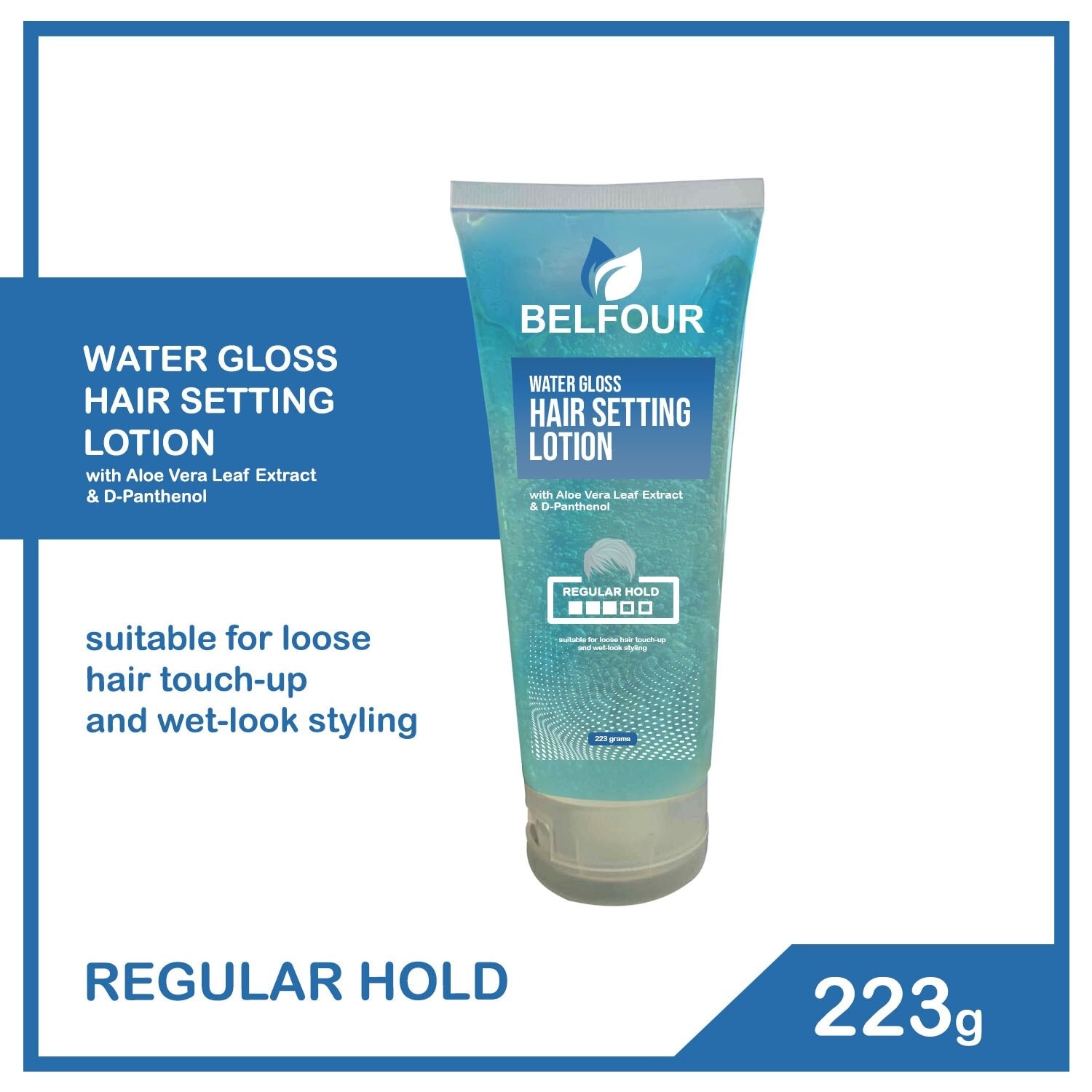 BELFOUR Water Gloss Hair Setting Lotion Regular Hold 223g