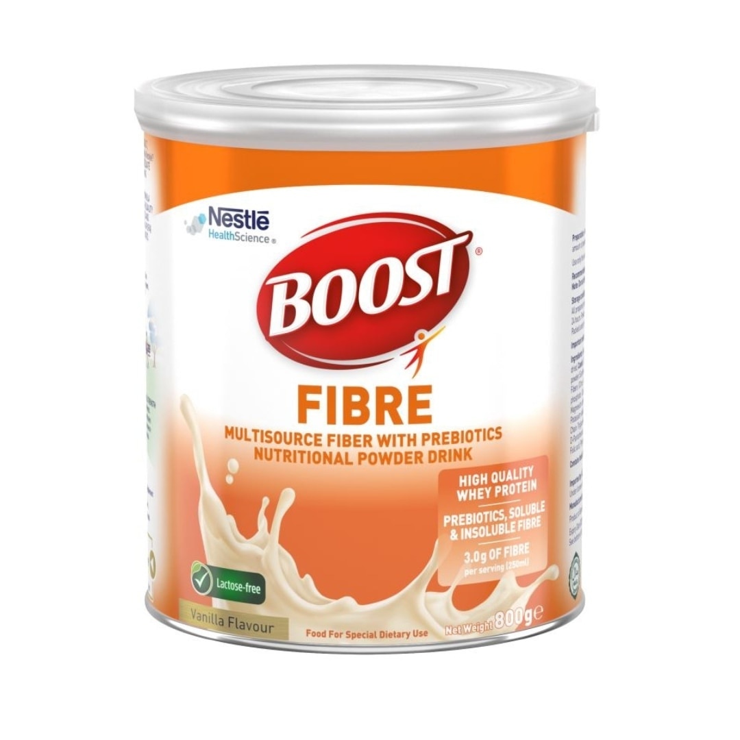 BOOST Fibre Lactose Free Vanilla Flavor 800g