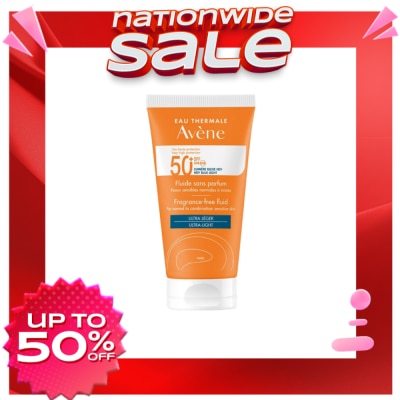 AVENE AVENE Fragrance Free Very High Protection Fluid SPF50+-50mL