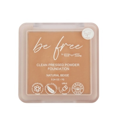 BYS BE FREE by BYS Pressed Powder Natural Beige 7G