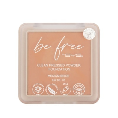 BYS BE FREE by BYS Pressed Powder Medium Beige 7G