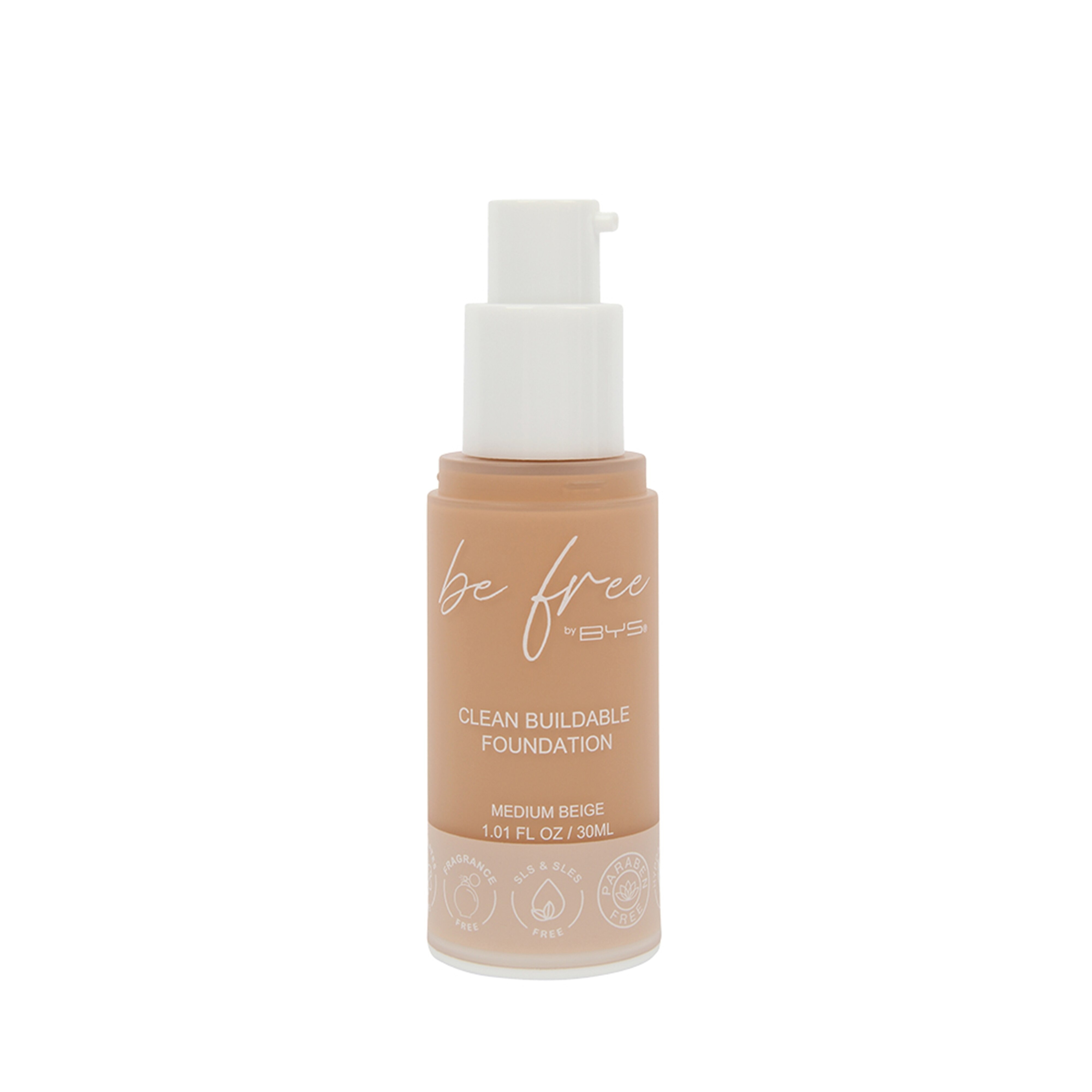 BE FREE by BYS Liquid Foundation Medium Beige 30ML