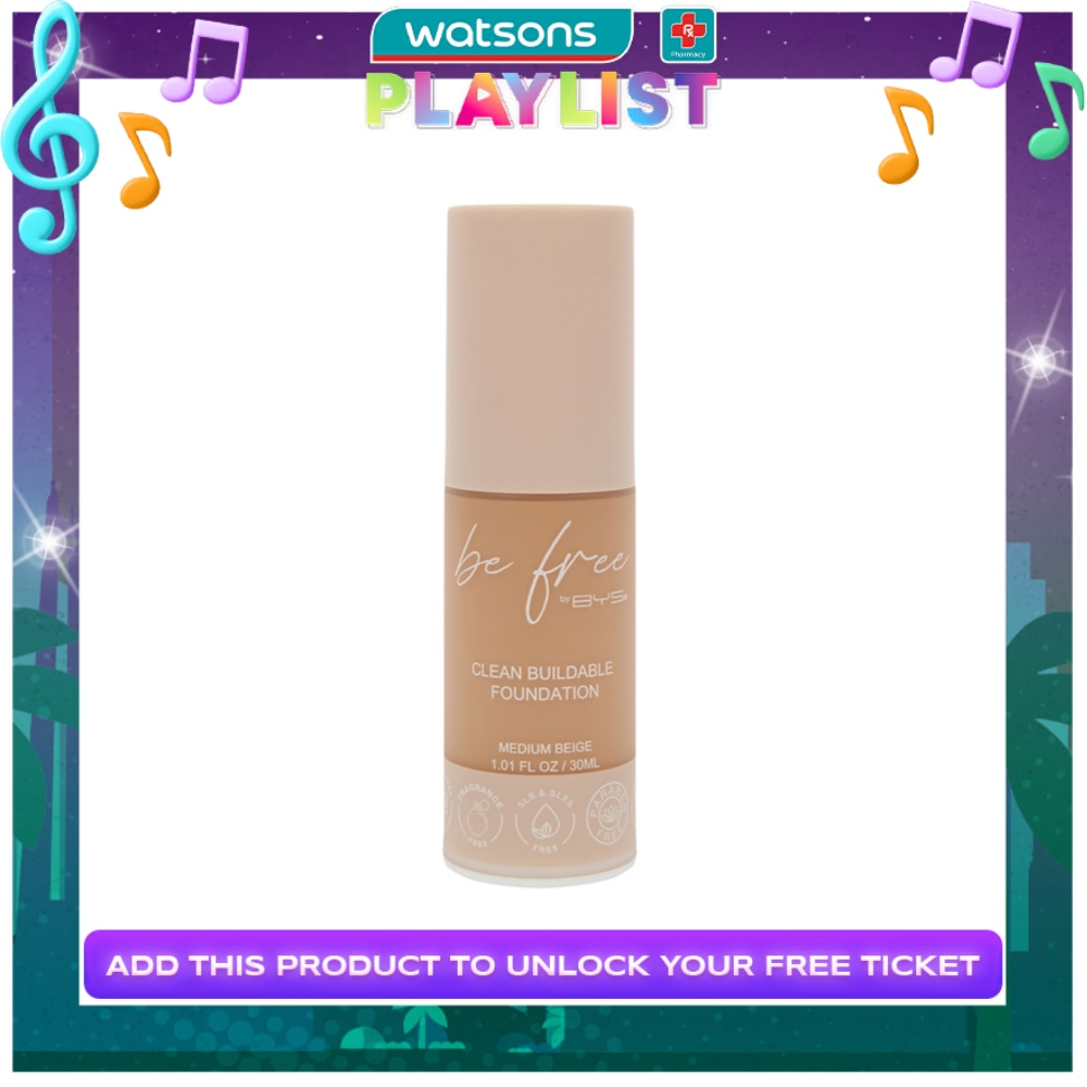 BE FREE by BYS Liquid Foundation Medium Beige 30ML