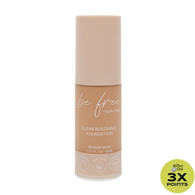 BYS BE FREE by BYS Liquid Foundation Medium Beige 30ML