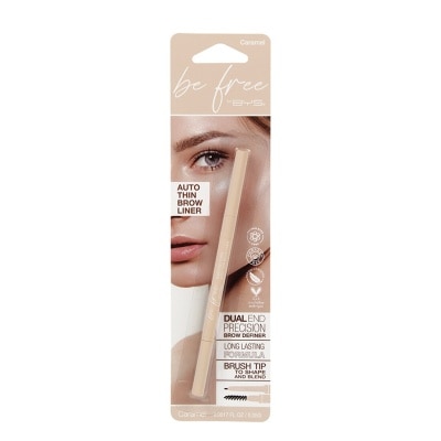 BYS BYS BE FREE Auto Thin Brow Liner - Caramel